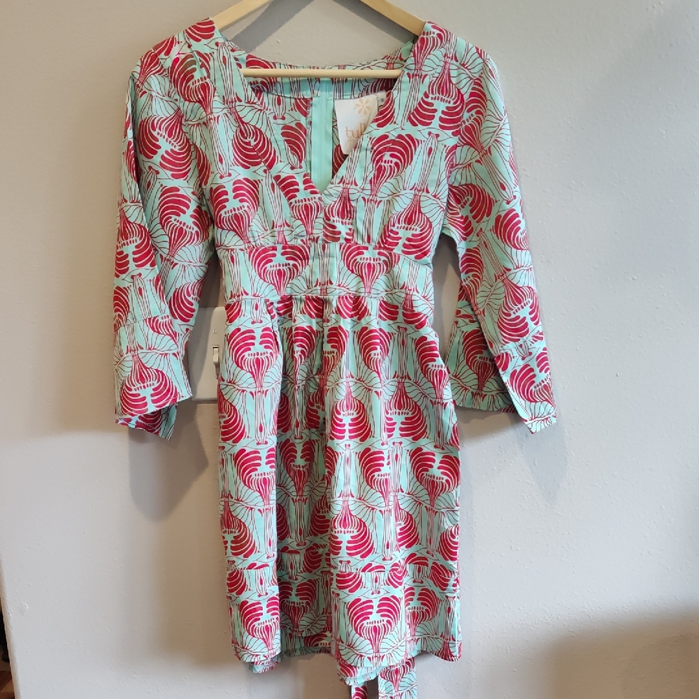 Vibrant Patterned Cotton Dress